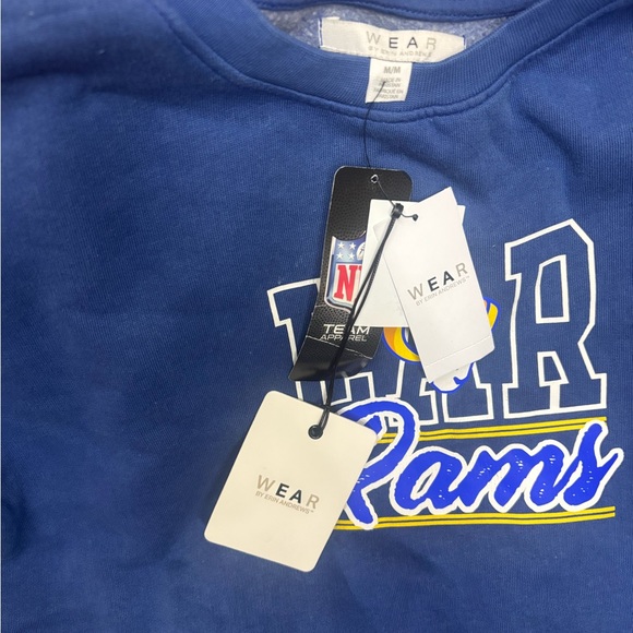 WEAR by Erin Andrews LA Rams Matching Sweatshirt & Shorts Set | NWT - Picture 4 of 6